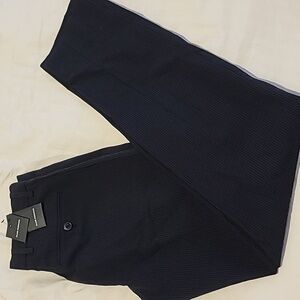 NWT Club Monaco Sutton Slim Fit Stripe Navy/Blue Marine Size 28/32